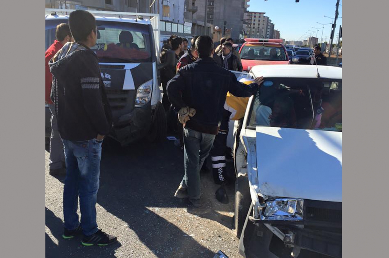 Kızıltepe-Mardin yolunda kaza: 1 yaralı